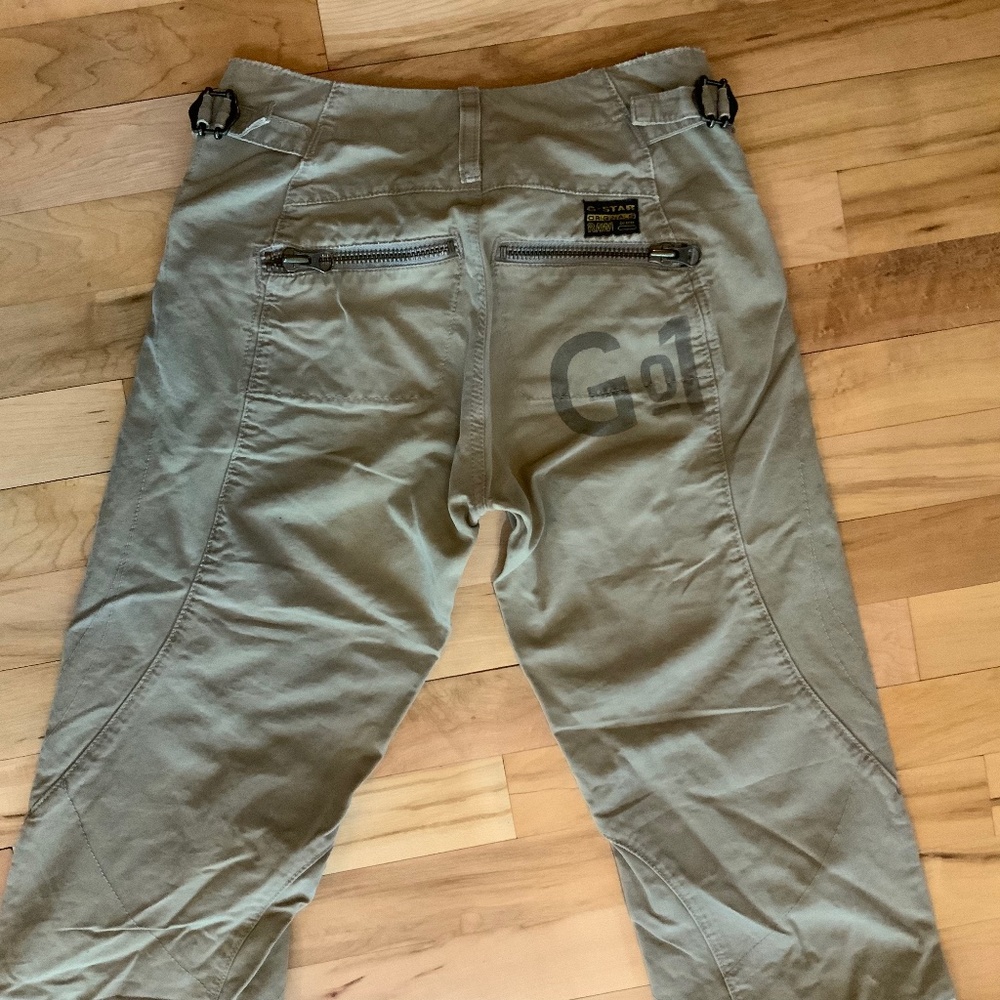 G-Star Raw Khaki Cargo/Utility Pants 25x30”